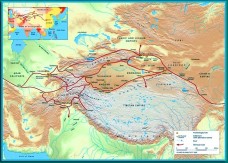 Silk Road trade routes, early Islamic era